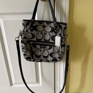 Coach Black and Gray Women's Bag